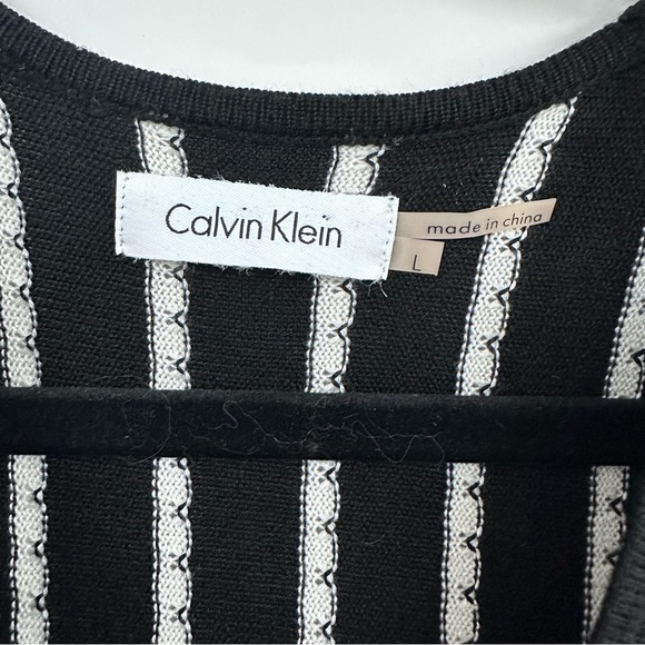 Calvin Klein Faux Wrap Sweater Dress - Picture 4 of 6